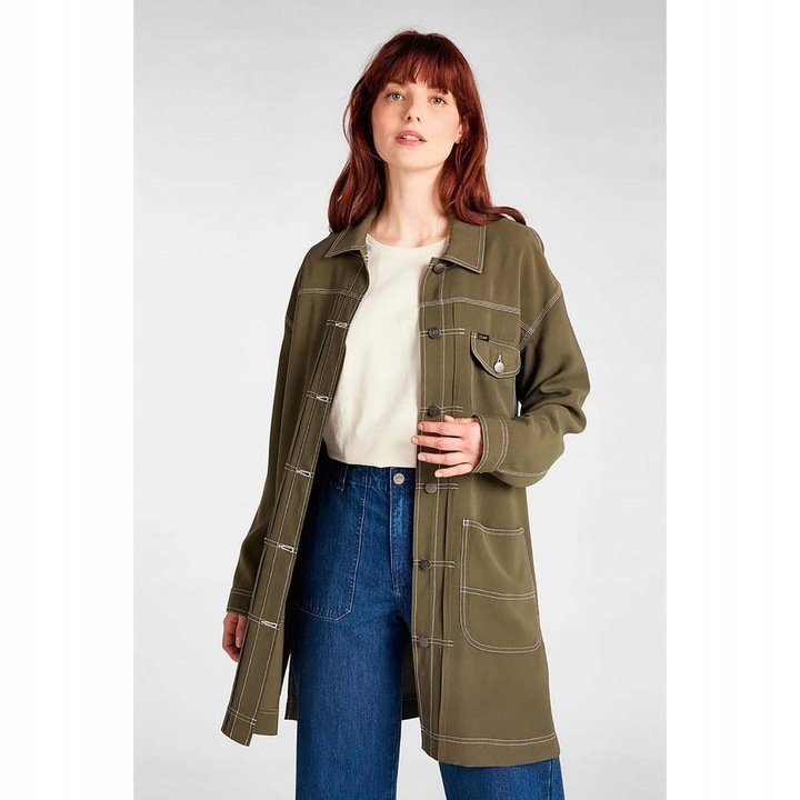 Lee Płaszcz Koszulowy Cienki Khaki XXL 1a5g1_a*