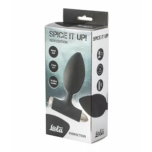 INNY Vibrating Wibrujące-y Anal Plug Wibrujący Plug Analny Spice It Up New Edition Perfection Black 138E808 - Wibratory analne - miniaturka - grafika 2