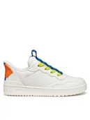 Buty dla chłopców - Geox Sneakersy J Washiba Fast In Bo J56NRB 05415 C0293 S Biały - miniaturka - grafika 1