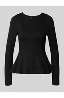 Bluzki damskie - Bluzka z długim rękawem o kroju shaped fit z mieszanki wiskozy model KENYA - Only - miniaturka - grafika 1