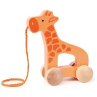 Zabawki interaktywne dla dzieci - Hape Żyrafa Na Sznurku 627536 E0906 - miniaturka - grafika 1