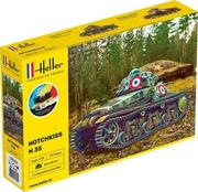 Modele do sklejania - Heller STARTER KIT HOTCHKISS (z farbami) 57132 - miniaturka - grafika 1