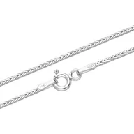 Łańcuszki - Długi Srebrny Łańcuszek - 65 cm - miniaturka - grafika 1