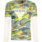 Koszulki dla chłopców - Guess Longsleeve | Regular Fit - miniaturka - grafika 1