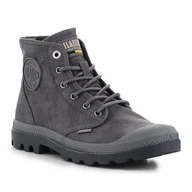 Trampki damskie - Buty Palladium Pampa Hi Wax French Metal 77222-068-M szare - miniaturka - grafika 1