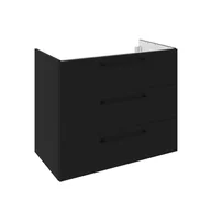 Szafki łazienkowe - SENSEA Szafka pod umywalkę Remix Black Mat 90 Sensea - miniaturka - grafika 1