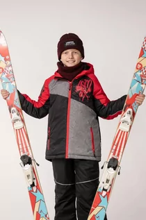 Kurtki i płaszcze dla chłopców - Lemon Explore kurtka narciarska dziecięca kolor czerwony - grafika 1