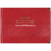 Druki akcydensowe - Rejstr przypadków zastosowania przymusu bezpośredniego [Mz/Ps-10] - miniaturka - grafika 1