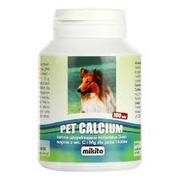 Suplementy i witaminy dla psów - Mikita Pet Calcium preparat wapniowy z wit C i magnezem dla psów i kotów 100tab - miniaturka - grafika 1