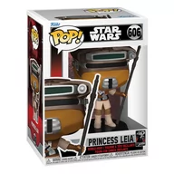 Figurki dla dzieci - Funko POP! Star Wars, figurka kolekcjonerska, Princess Leia (Boushh), 606 - miniaturka - grafika 1