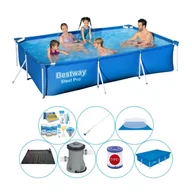 Baseny ogrodowe - Bestway Steel Pro 300x201x66 cm Prostokątny - Basen z akcesoriami - miniaturka - grafika 1