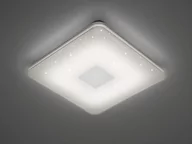 Lampy sufitowe - Trio Leuchten Nowoczesny kwadratowy plafon biały wbudowany LED ściemniany - Samurai - miniaturka - grafika 1