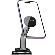 Selfie stick - AWEI magnetyczny uchwyt samochodowy X45 do szyby/na kokpit czarny/black - miniaturka - grafika 1