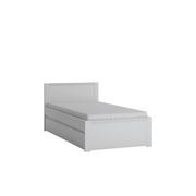 Łóżka - Łóżko 90 x 200 NVIZ01 Novi Meble Wójcik Biały Alpin - miniaturka - grafika 1