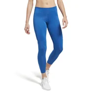 Legginsy - Damskie Legginsy REEBOK WOR MESH TIGHT HT6064 – Niebieski - miniaturka - grafika 1