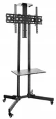 Uchwyty do telewizora - Mobilny Stojak TV pod Telewizor 32-70 cali z półkami regulowany - miniaturka - grafika 1