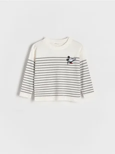 Reserved - Sweter MICKEY MOUSE - złamana biel - Bluzy i sweterki niemowlęce - miniaturka - grafika 1