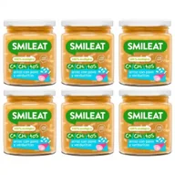 Dania dla dzieci - Smileat Słoiczek z ekologicznymi małymi kawałkami ryżu i indyka z warzywami po 10 miesiącu Zestaw 6 x 230 g Bio - miniaturka - grafika 1