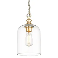 Lampy sufitowe - Cosmo Light Lampa wisząca PRAGUE złota P01909AU - miniaturka - grafika 1