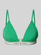 Stroje kąpielowe - Top bikini z elastycznym paskiem z logo - miniaturka - grafika 1