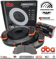 Tarcze hamulcowe - Przednie klocki DBA Xtreme Performance + NACINANE tarcze hamulcowe DBA seria 4000 T3 Lincoln Navigator 2007-2021 - miniaturka - grafika 1