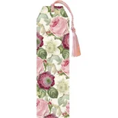 Zakładki do książek - Skona Ting Zakładka 99 ze wstążką Róże - Skona Ting - miniaturka - grafika 1