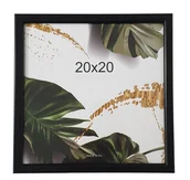 Ramki na zdjęcia - Ramka na zdjęcie, kwadratowa 20x20 czarna - miniaturka - grafika 1