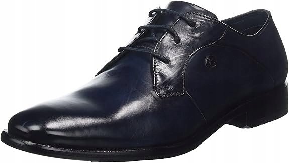 BUGATTI PÓŁBUTY SKÓRZANE MĘSKIE GRANATOWE 41 2ŻUH