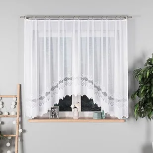 Firana Modesta 120 x 250 cm biała - Firany - miniaturka - grafika 1