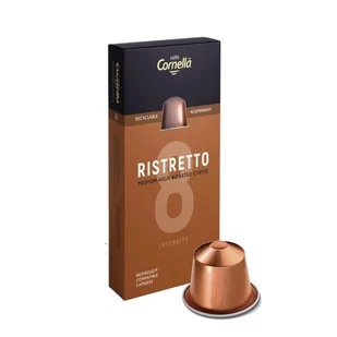 Kapsułki do ekspresu CORNELLA Ristretto 10 szt - Kawa w kapsułkach i saszetkach - miniaturka - grafika 1
