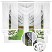 Firany - Firana Gotowa Ażur Panel Batyst Firanka Filc Woal - miniaturka - grafika 1