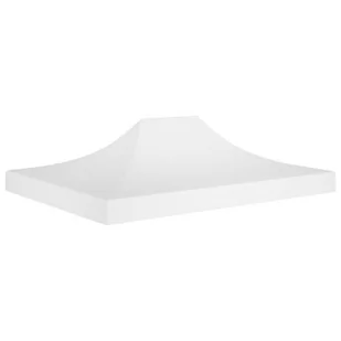 vidaXL Dach do namiotu imprezowego, 4 x 3 m, biały, 270 g/m - Pawilony ogrodowe - miniaturka - grafika 1