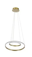 Lampy sufitowe - Złota lampa wisząca LED z dwoma ringami o różnej średnicy - 2X V082 G1-S08 - miniaturka - grafika 1