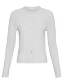 Swetry damskie - MOSS COPENHAGEN Kardigan w kolorze szarym - miniaturka - grafika 1