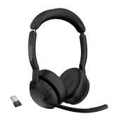 Słuchawki bluetooth - Jabra Evolve2 55, Link380a MS Stereo - miniaturka - grafika 1