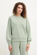 Bluzy damskie - Silvian Heach bluza BASSIN damska kolor zielony z aplikacją GPA25113FE - miniaturka - grafika 1