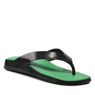 Klapki i japonki damskie - Japonki Melissa - Brave Flip Flop Ad 33699 Black/Green AH097 - miniaturka - grafika 1