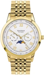 Zegarek Zegarek Sekonda 30228 Armstrong Moon Phase - Zegarki męskie - miniaturka - grafika 1