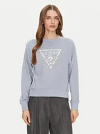 Bluzy damskie - Guess Bluza W5GQ05 KB683 Niebieski Regular Fit - miniaturka - grafika 1