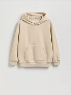 Reserved - Bluza oversize z kapturem - beżowy - Bluzy dla chłopców - miniaturka - grafika 1