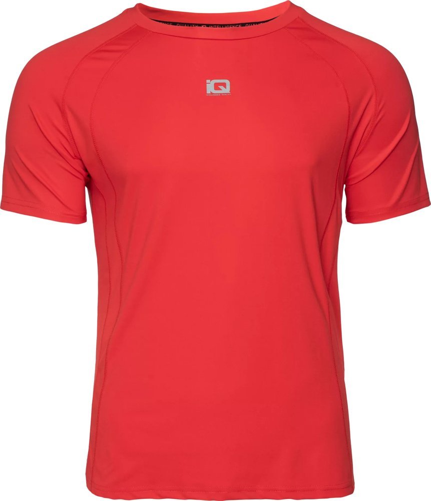 IQ Męska koszulka z krótkim rękawem Iq intelligence quality IGNITE fiery red rozmiar L