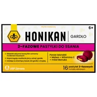 Nalewki - Honikan Gardło 2-fazowe pastylki do ssania 16 szt. - miniaturka - grafika 1