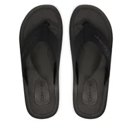 Klapki i japonki męskie - Japonki Calvin Klein Logo Webbing Strap HM0HM02106 Czarny - miniaturka - grafika 1