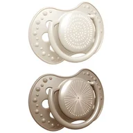 Smoczki uspokajające - Smoczek silikonowy dynamiczny LOVI 3-6m 2 szt. Harmony Girl - miniaturka - grafika 1