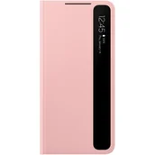 Etui i futerały do telefonów - Samsung Smart Clear View Cover do Galaxy S21+ pink EF-ZG996CPEGEE - miniaturka - grafika 1