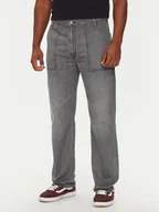 Spodnie męskie - Levi's® Jeansy 555™ A9234-0000 Szary Loose Fit - miniaturka - grafika 1