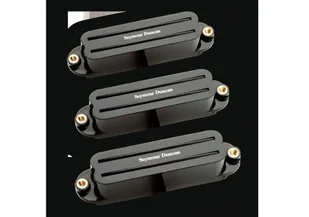 Seymour Duncan Seymour Duncan SHR 1S BLK Strat Hot Rails przetworniki do gitary elektrycznej Set, kolor czarny - Inne akcesoria gitarowe - miniaturka - grafika 1