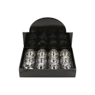 Świeczniki - Świecznik szklany 8 cm transparentny - miniaturka - grafika 1