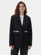 Marynarki i żakiety damskie - Karl Lagerfeld Jeans Marynarka B1W14024 Czarny Regular Fit - miniaturka - grafika 1