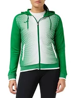 Kurtki damskie - Joma Supernova Hooded Jacket Green-White Woman - miniaturka - grafika 1